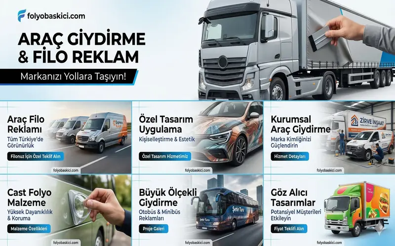 araç giydirme folyo reklam