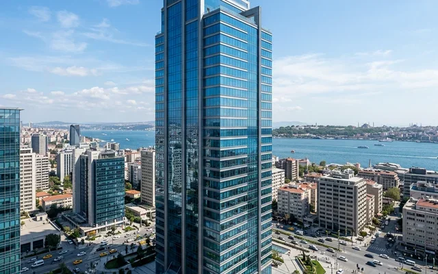 Bina cam filmi İstanbul ticari ofis cephesi uygulaması