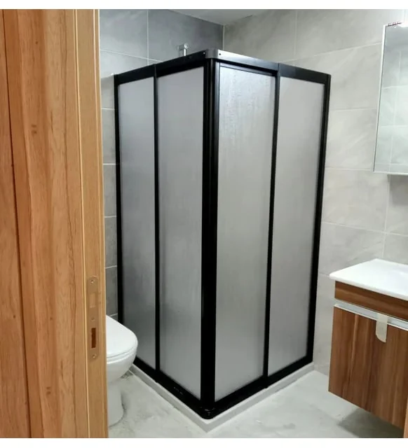 Banyo duşakabin camına buzlu cam filmi uygulaması