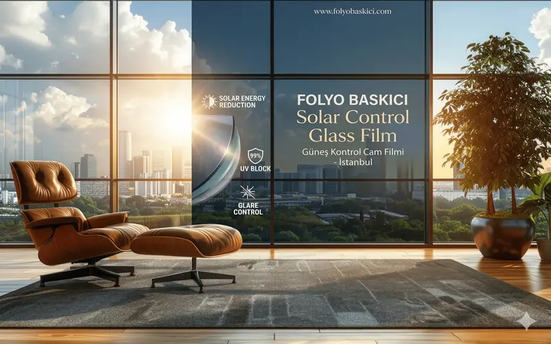 Güneş kontrol cam filmi İstanbul ofis ve ev uygulaması