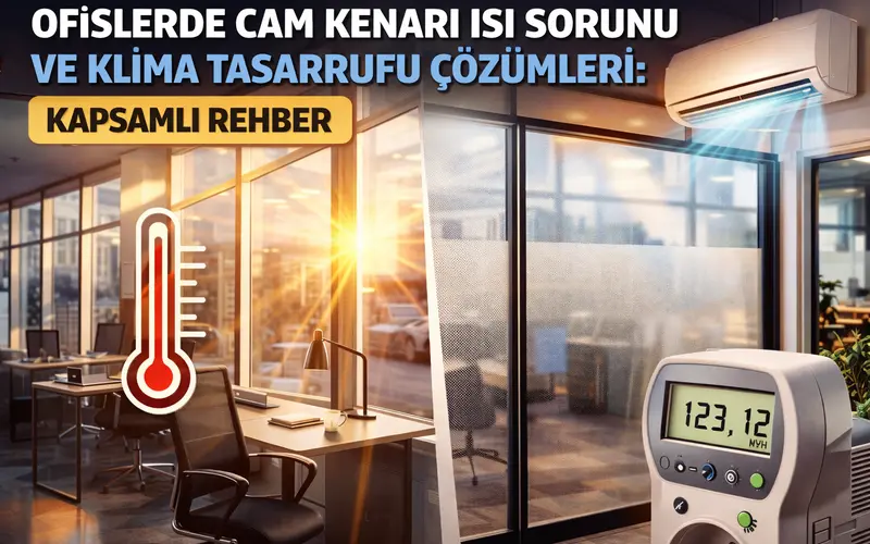 ofis cam kenarı ısı sorunu güneş kontrol cam filmi çözüm rehberi